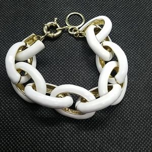 White Link Bracelet